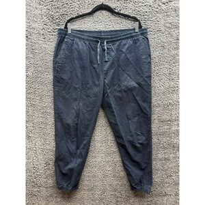 Save Khaki United SKU High Rise Drawstring Jogger Pants Navy Blue Mens Size XL